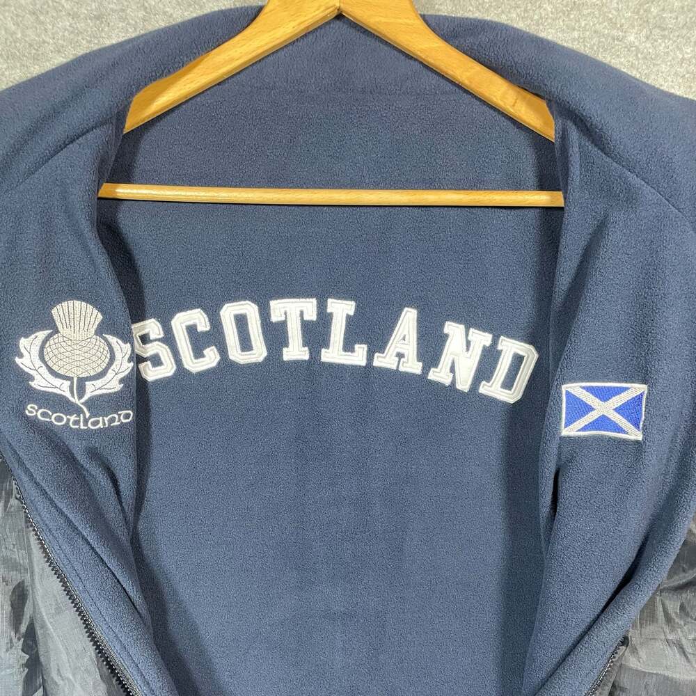 Scotland National Team Fleece Lined Waterproof Windbreaker Jacket - Picture 3 of 7